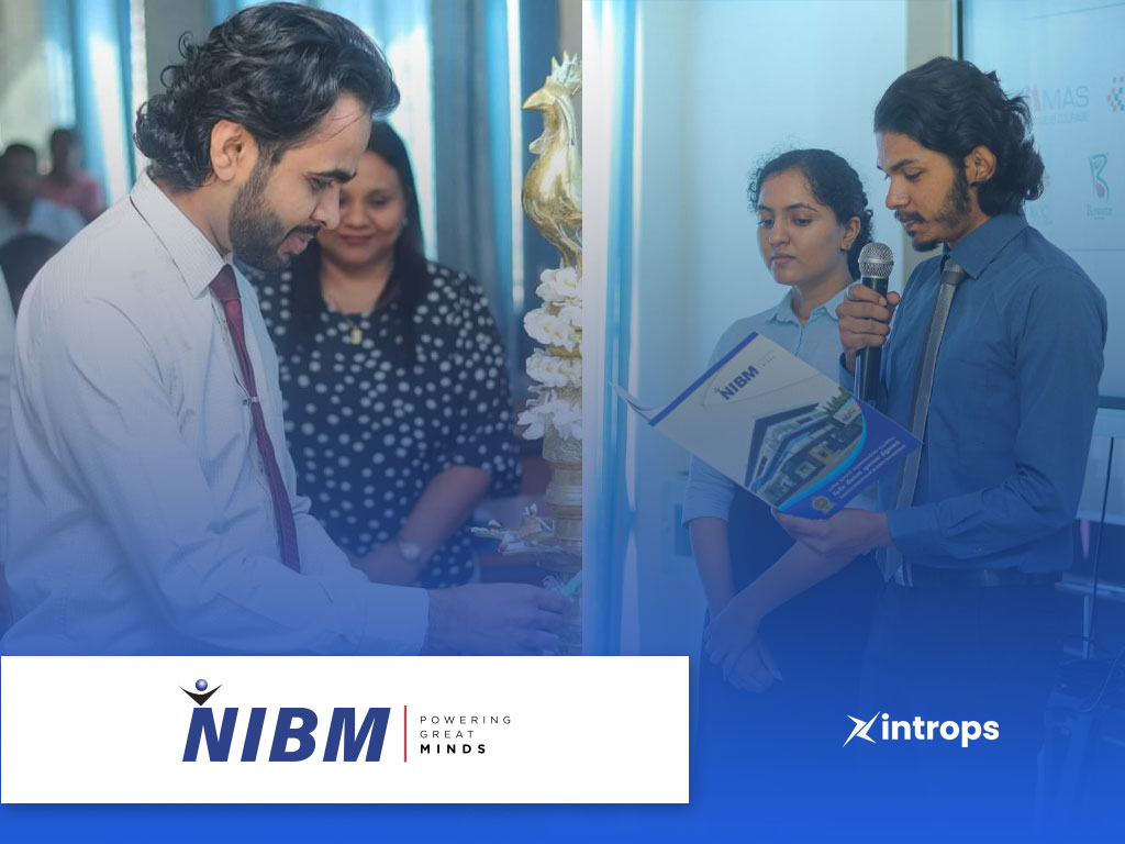 Introps IT at NIBM Kandy Career Fair -Profession Expo 2023